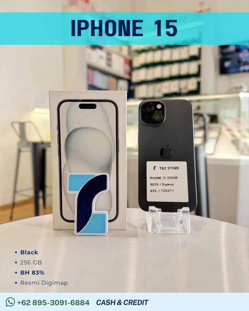 IPHONE 15 256GB - BLACK