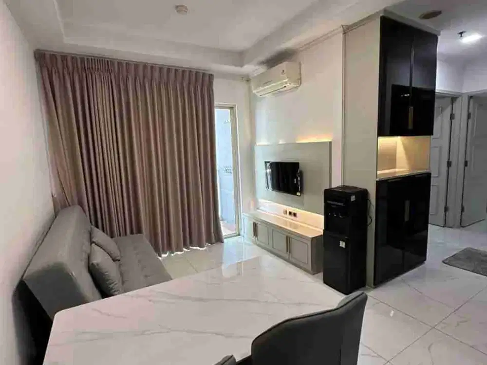 apartemen city home furnish lantai rendah view mall