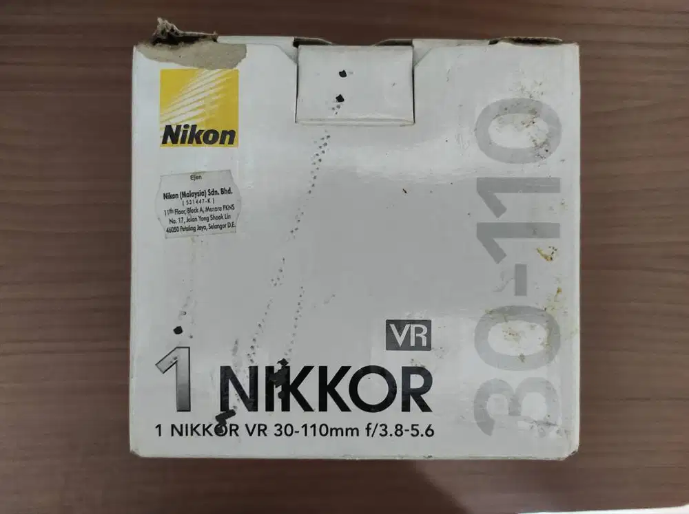 Lensa NIKON1 (NIKKOR) 30-110mm F/3.8-5.6 VR LENS