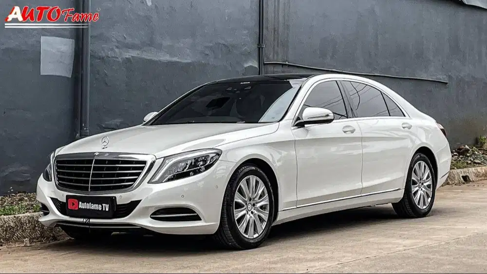 Mercedes Benz S400 S400L Exclusive NIK 2014 White On Black