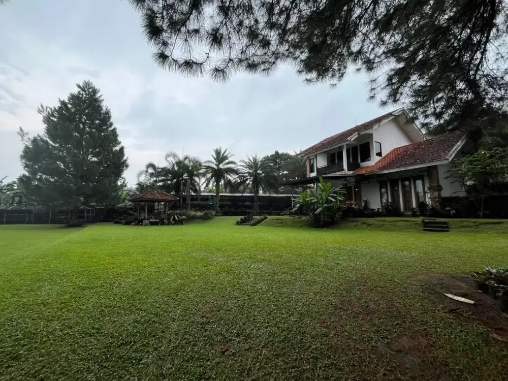 VILLA PUNCAK BOGOR BONUS KEBON TANAMAN HIAS – Private Estate 2900m2 + 3 Villa