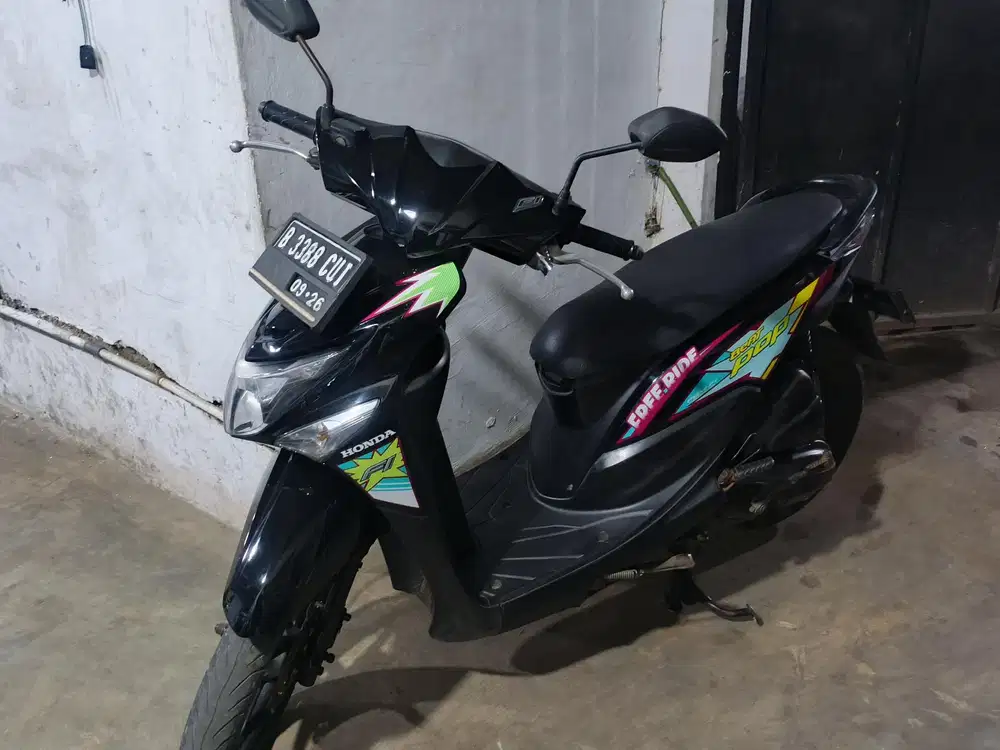 Honda beat pop fi esp 2017 stater halus mulus terawat