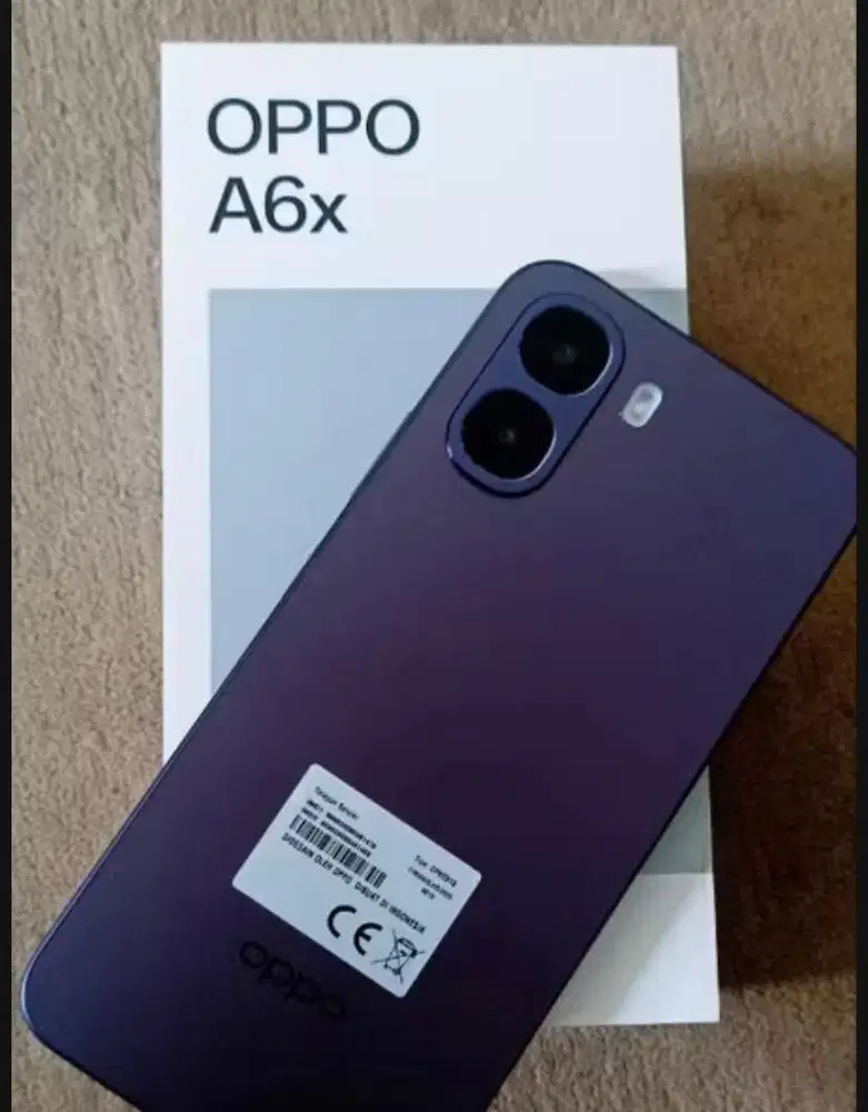 OPPO A6x 4+128GB Warna Unggu