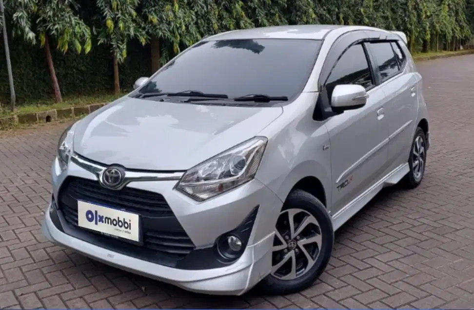 TDP 7,JT, Toyota Agya 1.2 G TRD Sportivo Bensin-AT Silver 2020