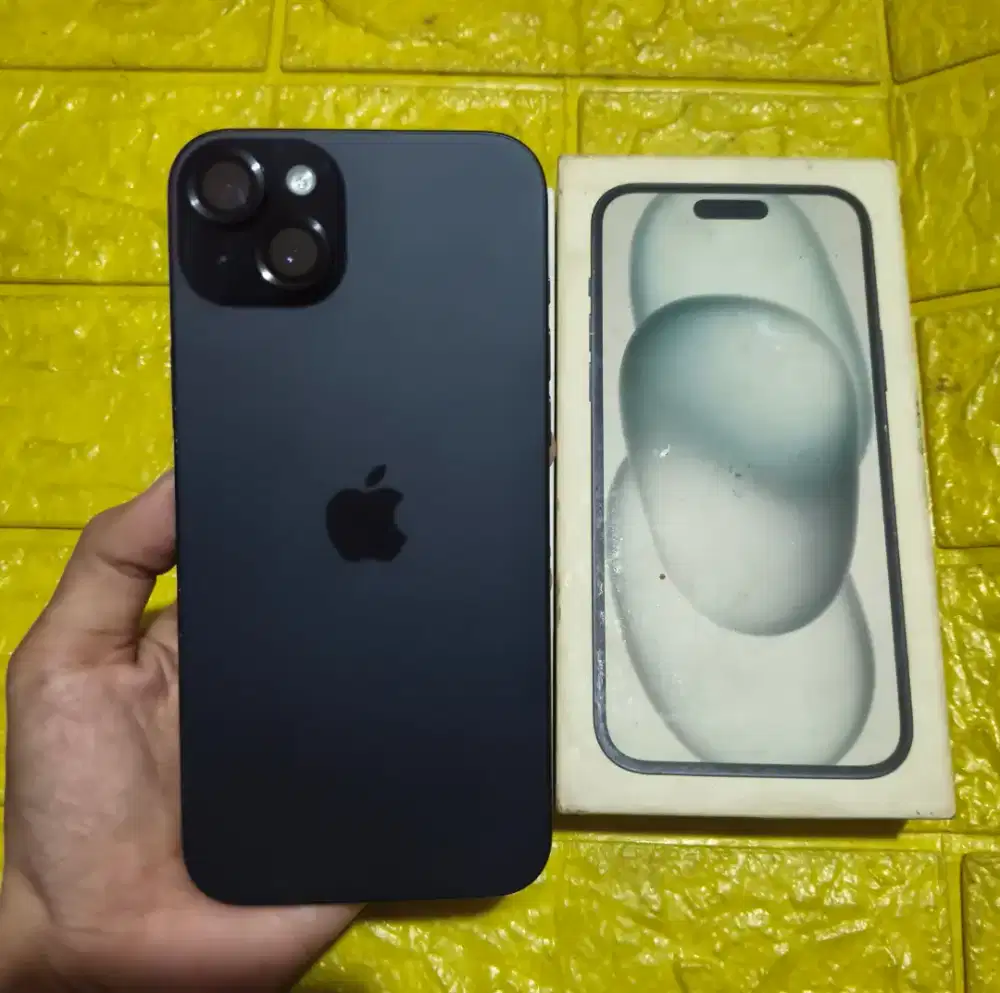 Iphone 15 Plus rom 128GB resmi iBox Fullshet