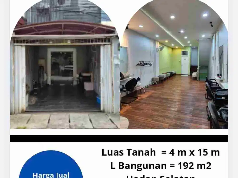 Dijual Ruko 4 Lantai Mangga Besar Jakarta Barat Strategis  jalan lebar