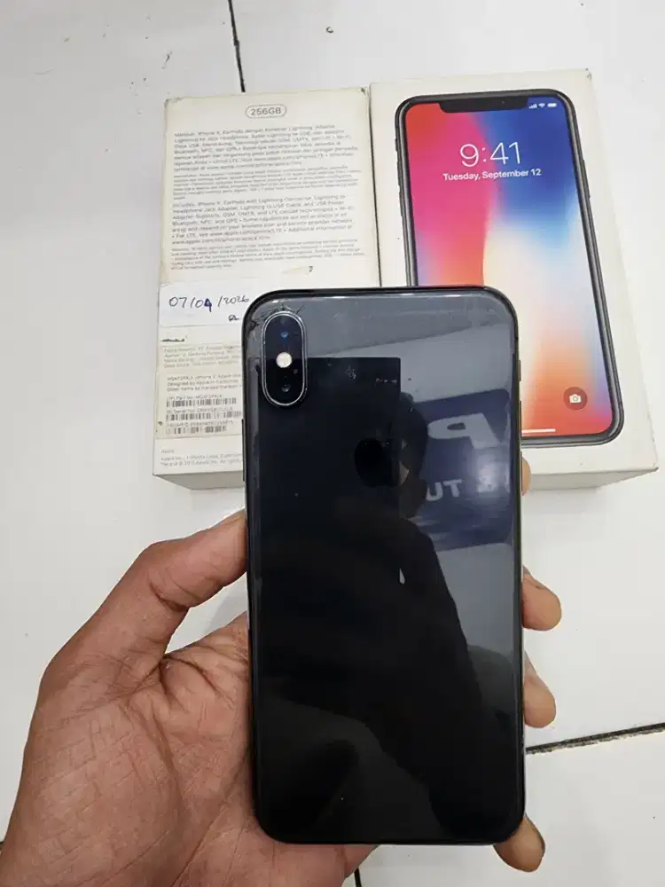Iphone x256 GB resmi Ibox Fullset