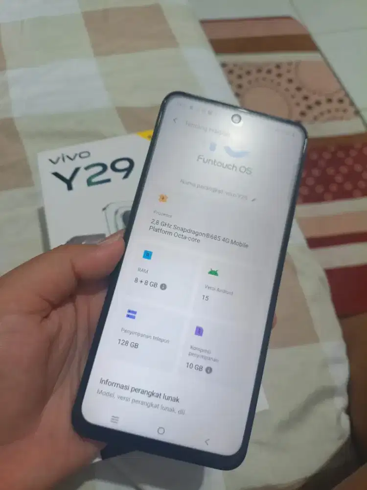 Vivo y29 8+8 128gb fullset