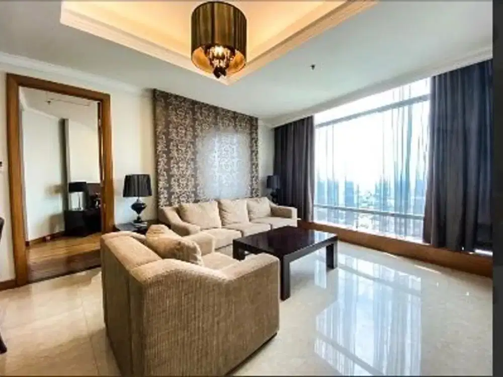 Disewa Apartemen Kempinski 2BR Furnished Uk 127m2 at Jakarta Pusat