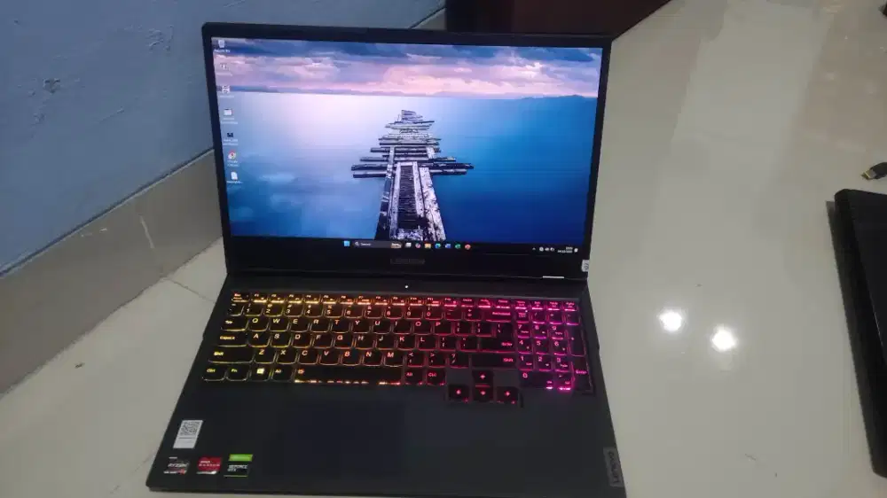 Leptop legion y540 ram 16gb ssd 256+hdd 500gb