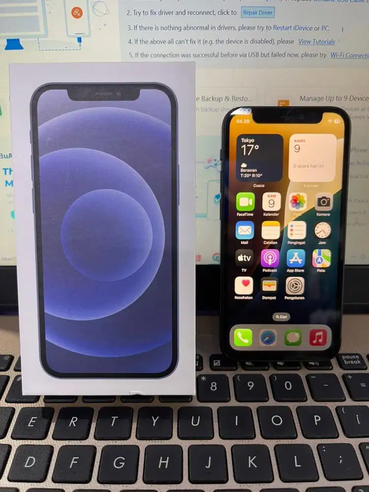 Iphone 12 mini 256GB ext inter