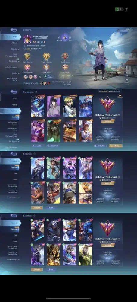 jual akun ml murah meriah dengan harga terjangkau