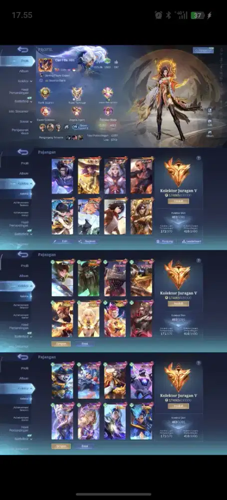 jual akun ml murah meriah dengan harga terjangkau