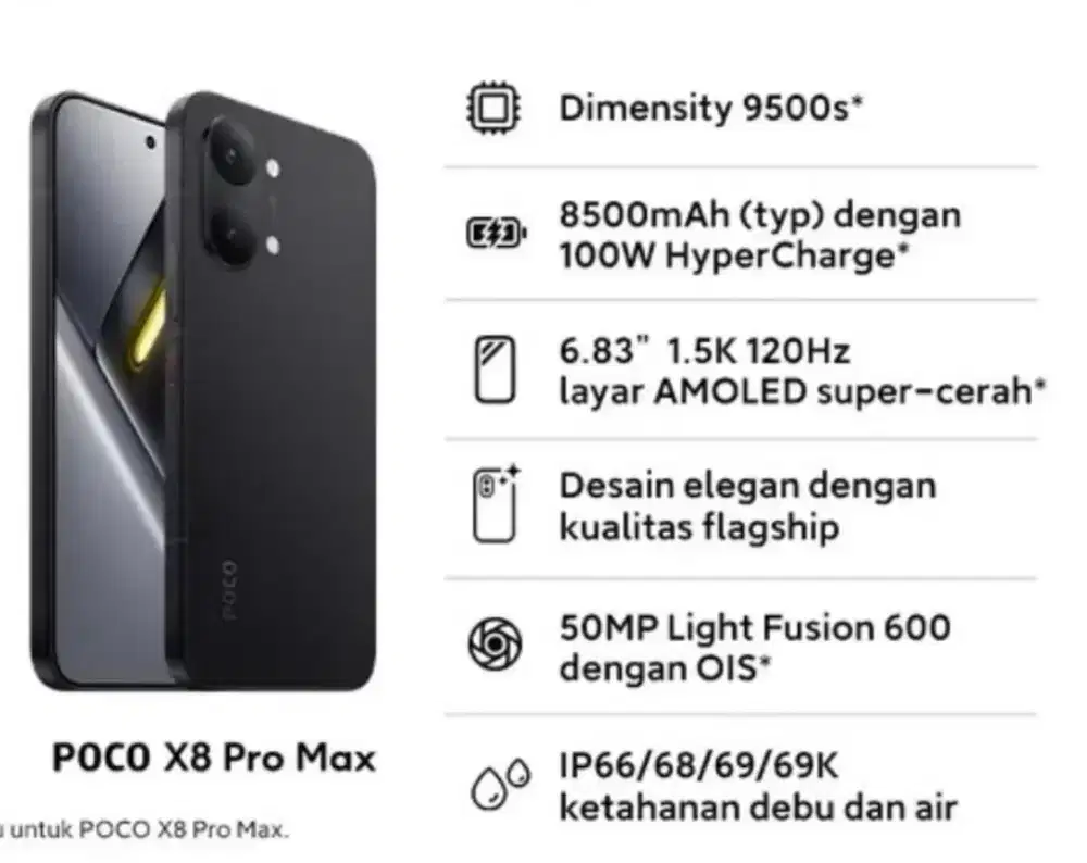 Poco X8 Pro Max (12/512) - Putih