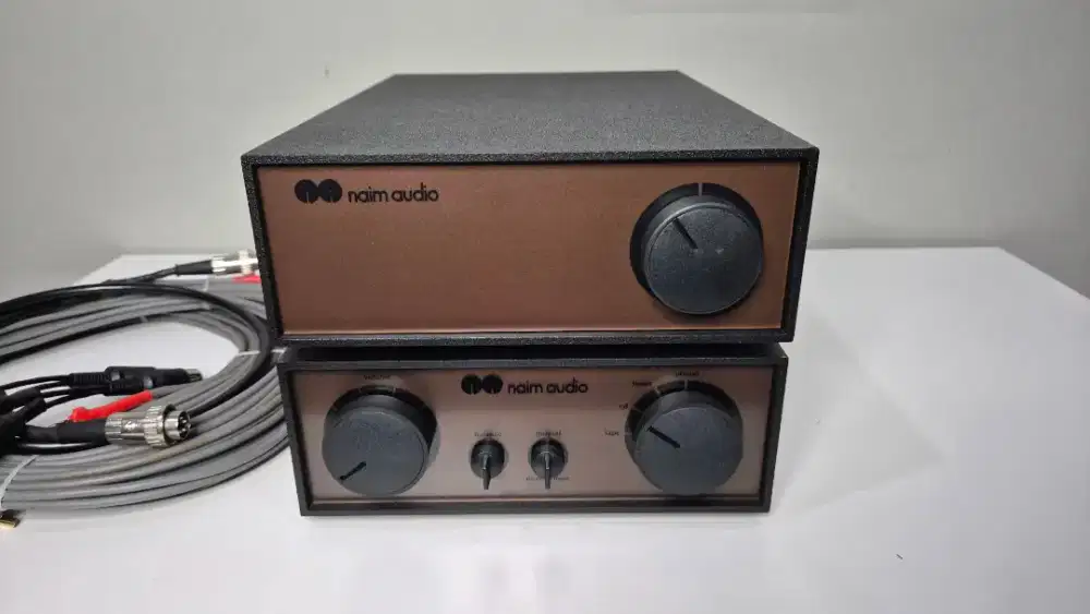 Naim NAP 90 NAC62 Olive Power Amplifier dan Preamp