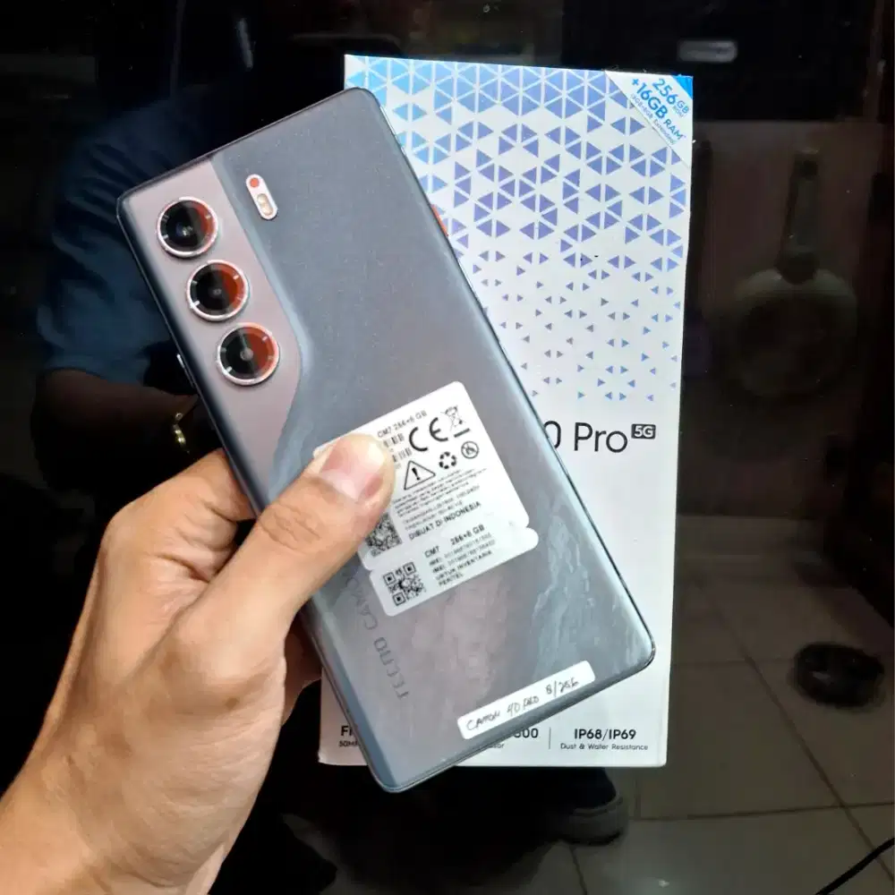 Camon 40 Pro 5g 8/256gb Garansi juli 2026 fullset ori