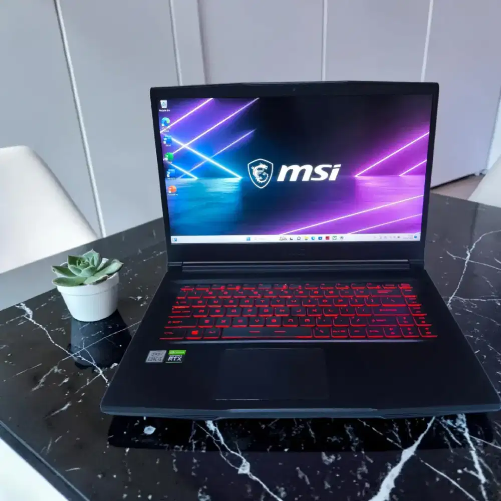 Laptop Gaming MSI GF65 Core i5 Ram 16/512gb Ssd DualVgaNvidia Rtx 3060