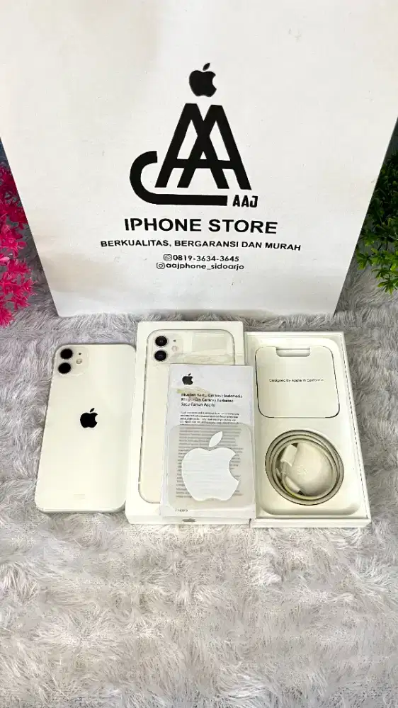 iPhone 11 64 GB Starlight Resmi iBox