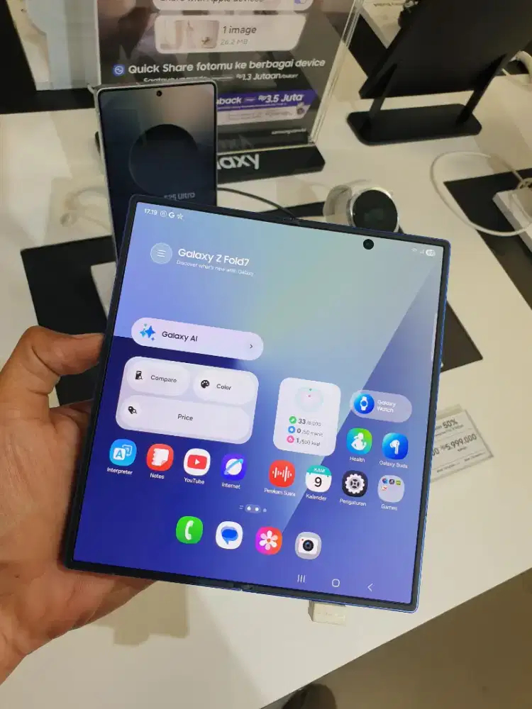 SAMSUNG Z FOLD7 BONUS Z-PREMIERE 2 TAHUN, CASING ORIGINAL DAN SPEAKER