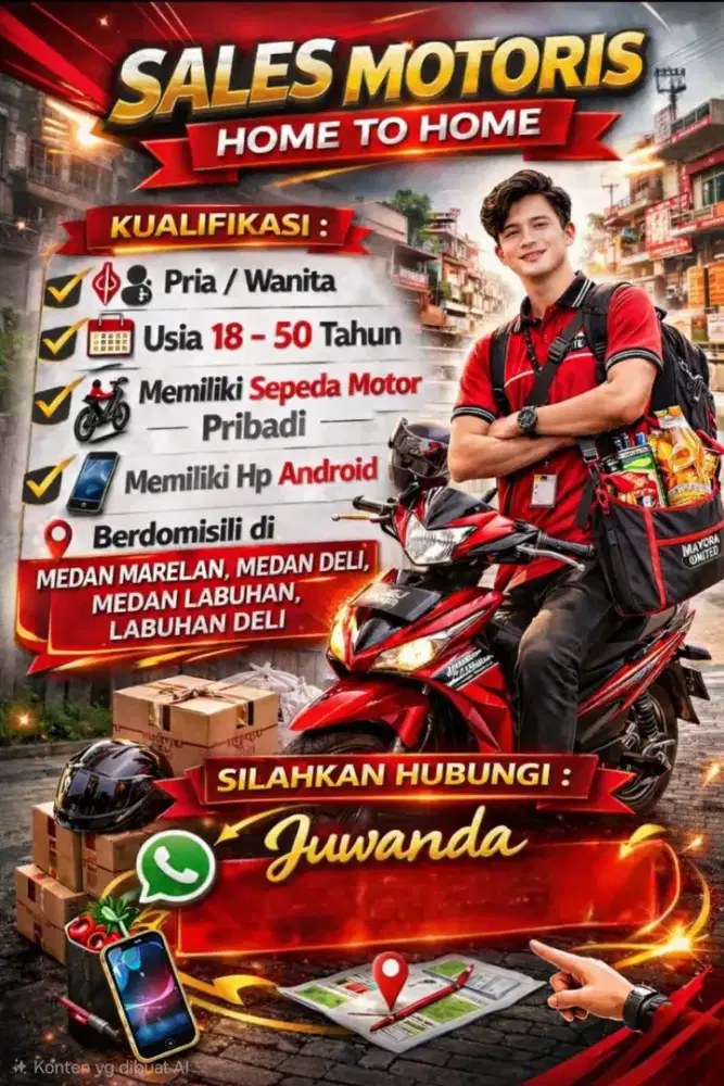 LOWONGAN KERJA WILAYAH MARELAN DAN MEDAN BARAT