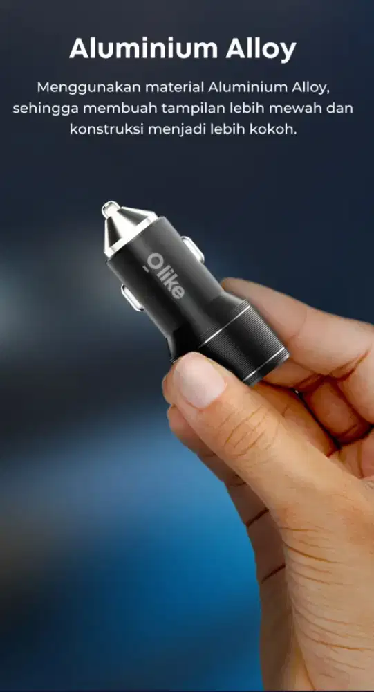 Saver car charger merk OLIKE R8