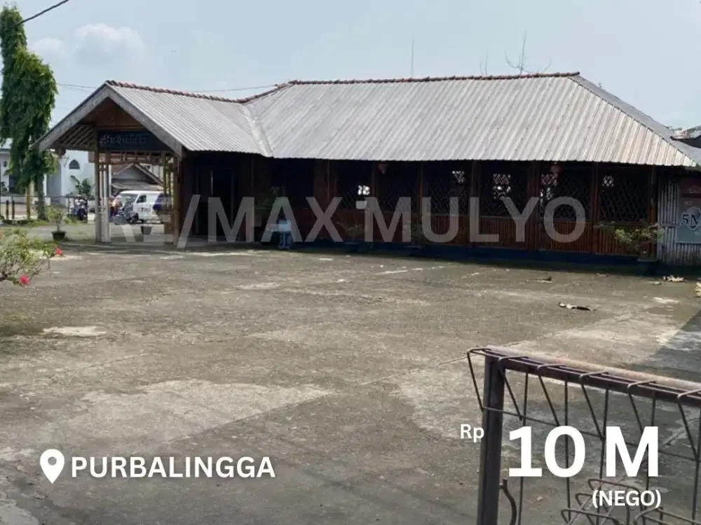 Tanah + Bangunan Dijual Cocok untuk Usaha Lokasi Strategis Area Purbalingga