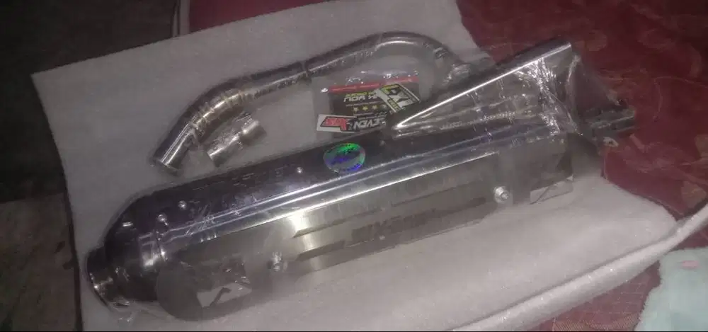 Kenalpot resing six seven kondisi baru