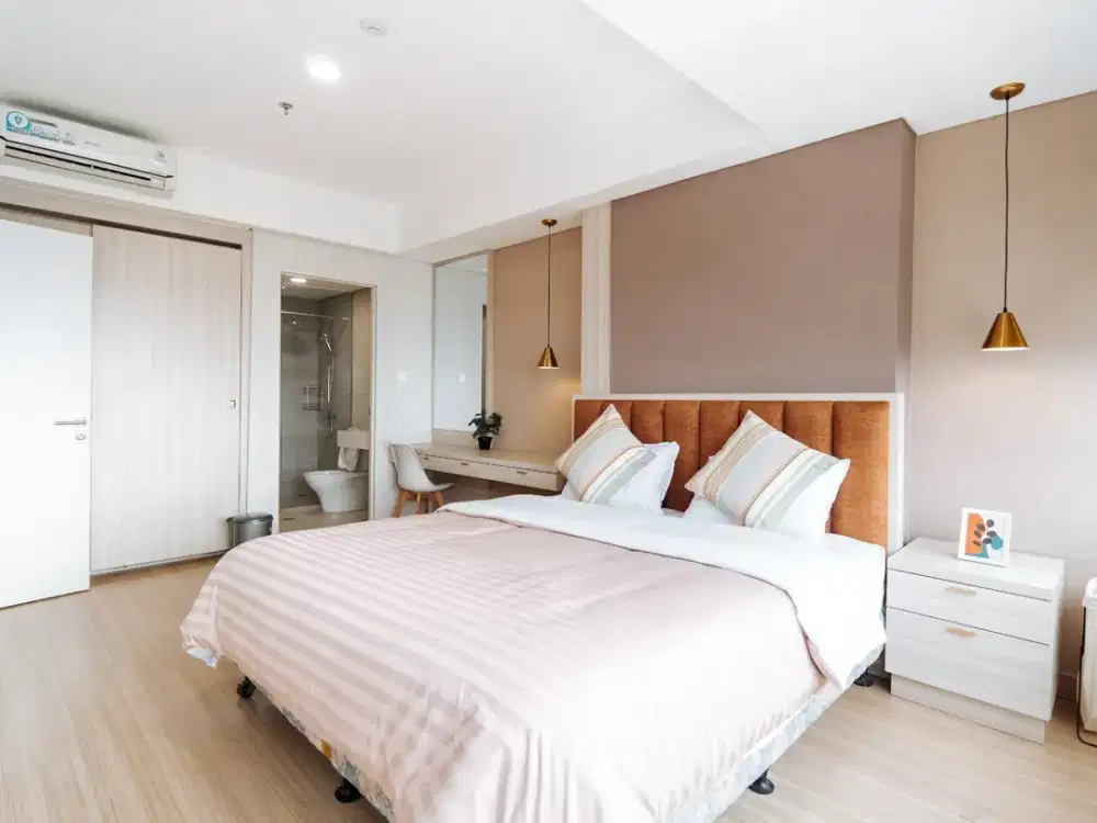 Disewakan Apartemen Skandinavia Unit Mewah 2BR Lt 19 Fully Furnished View City Tangerang
