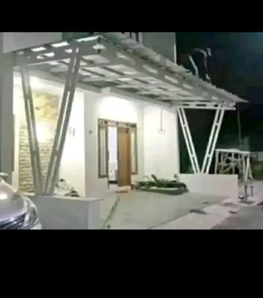 Terima pemasangan rangka kanopi