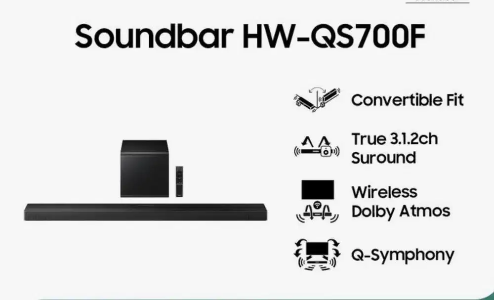 SOUND BAR SAMSUNG HW-QS700F