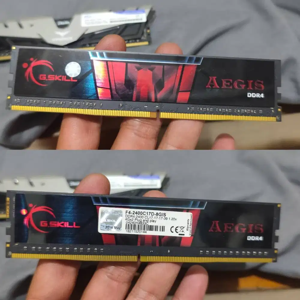 4GB DDR4 2400MHz G.SKILL AEGIS RAM Memori PC Desktop