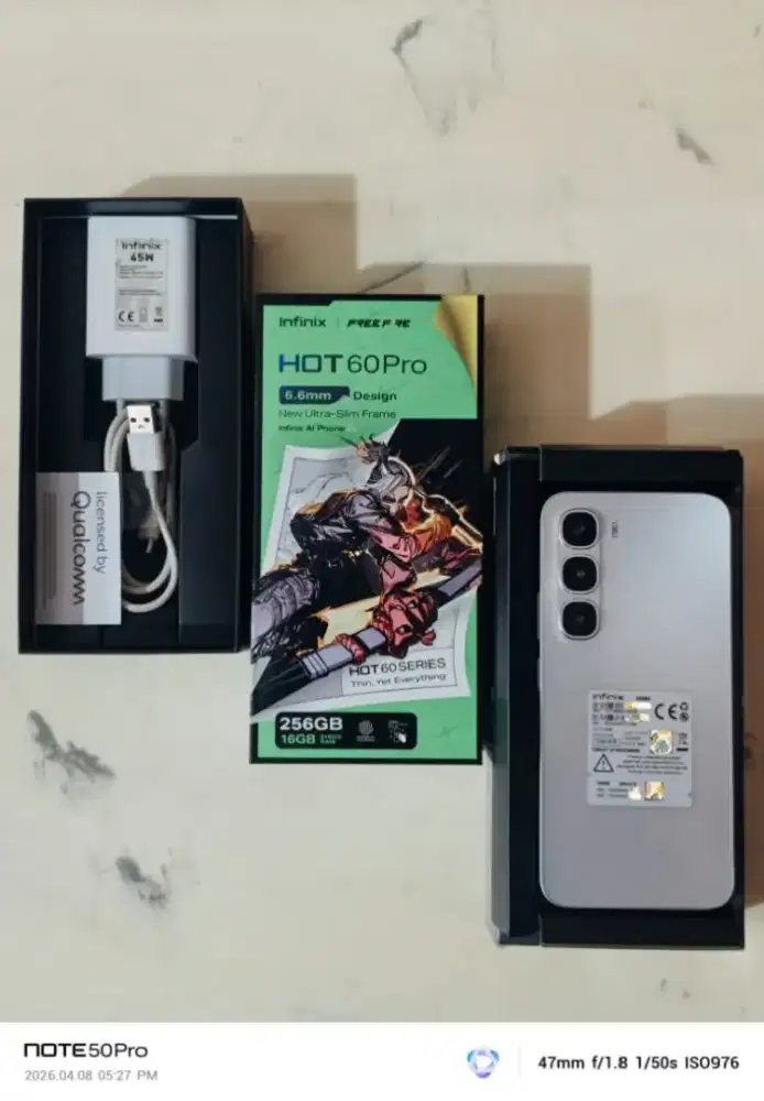 Fullset 2nd Infinix Hot 60 Pro 8/256