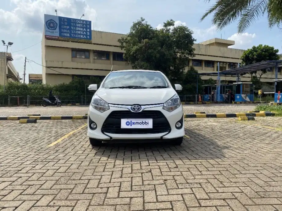 TDP 7,JT, Toyota Agya 1.2 G Bensin-AT Putih 2019