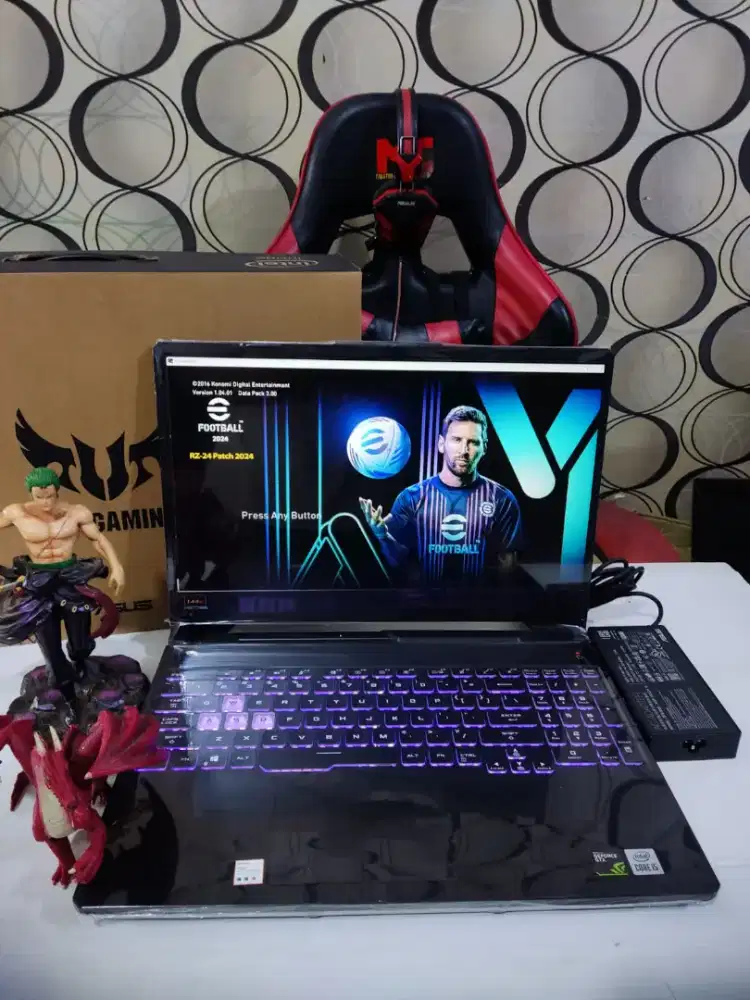 Asus TUF Gaming F15 RAM 16GB SSD 512GB VGA Nvidia GTX Siap Gaming