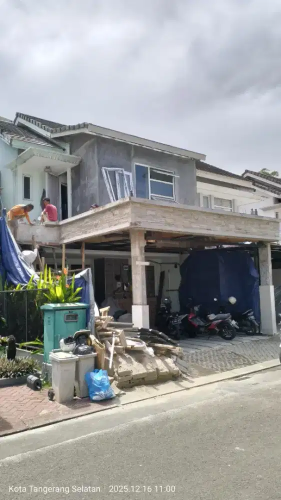 Jasa tukang bangunan harian atau borongan