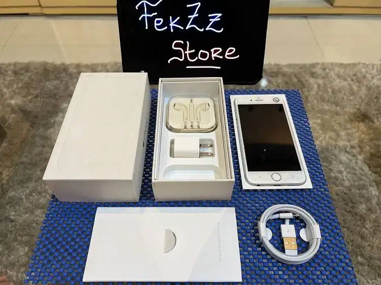 iPhone 6 16Gb White Fullset FU - Imei + iCloud aman - Anti blokir !!