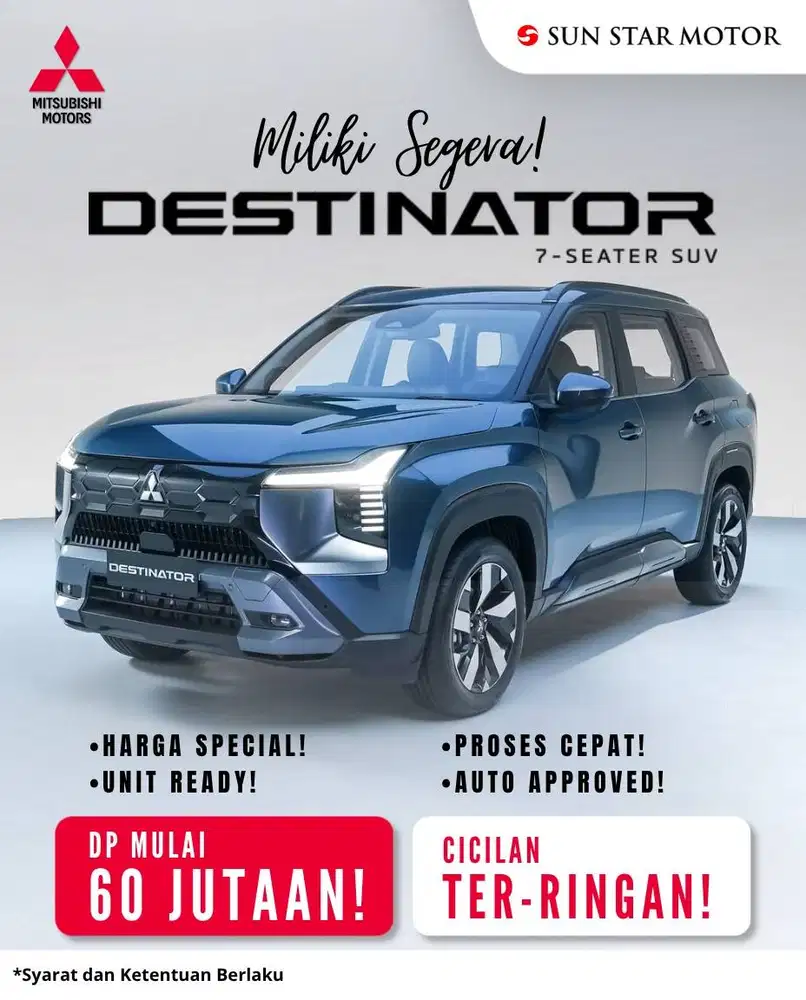 [Mobil Baru] Promo Menarik DP Ringan DESTINATOR ULTIMATE (2026)