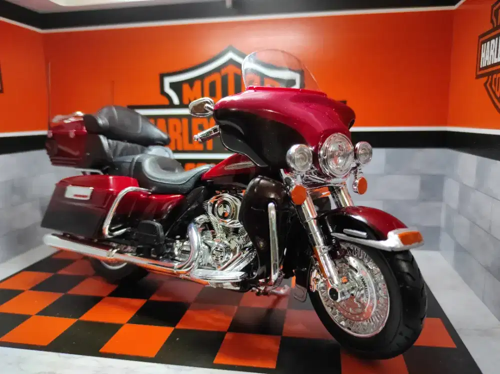 Diecast miniatur harley davidson