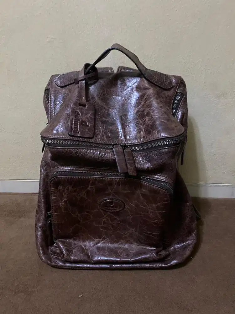 Tas kulit backpack