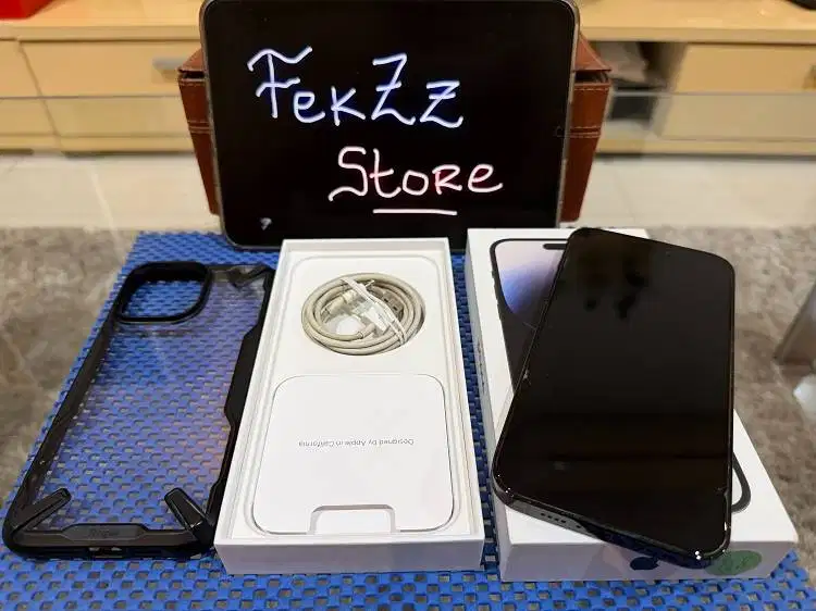 iPhone 14 Pro Max 128Gb Black Dual SIM NANO - Ex Pribadi - NO MINUS !!