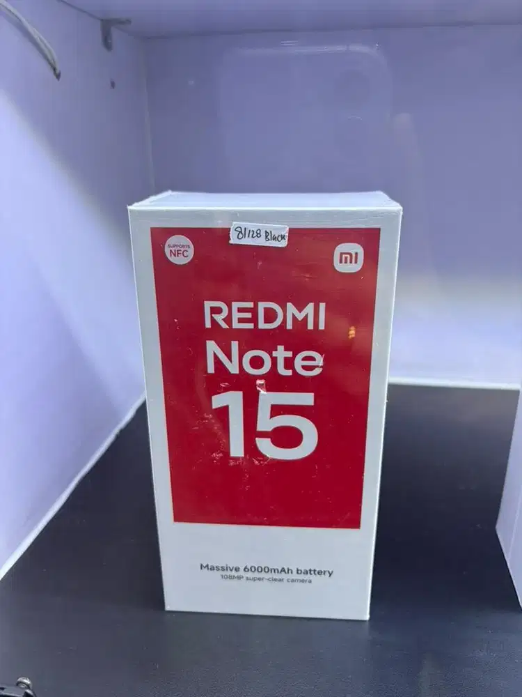 Redmi note 15 Ram 8/128gb baru garansi resmi nasional 15 bulan