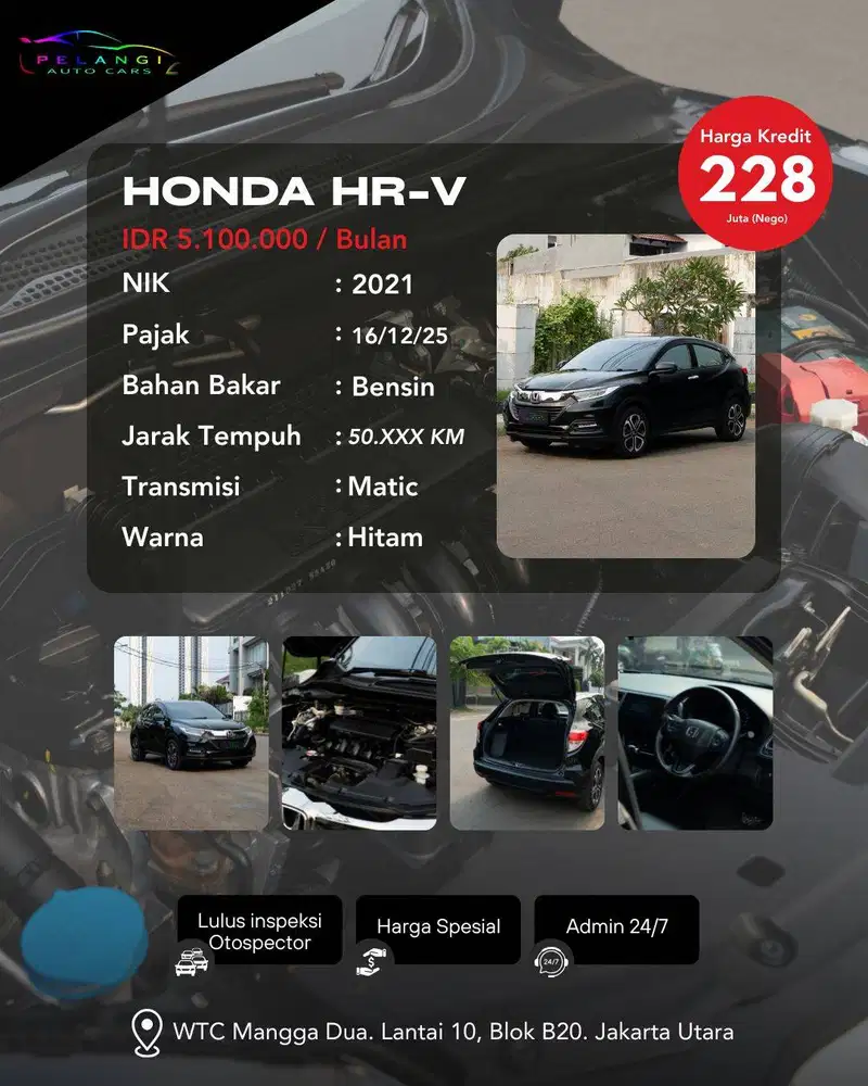 FOR SALE: Honda HR-V SE 2021 (AT)