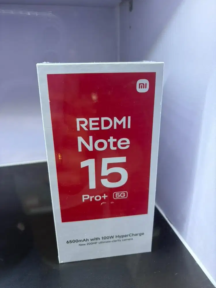 Redmi note 15 pro+ 5g Ram 12/512gb baru garansi resmi nasional 15 buln