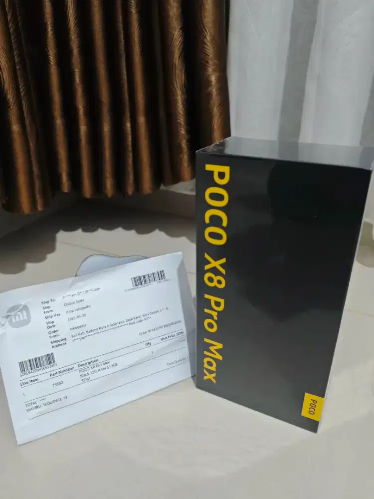 Poco X8 Pro Max 12/512 - Hitam / Putih (New BNIB Segel)