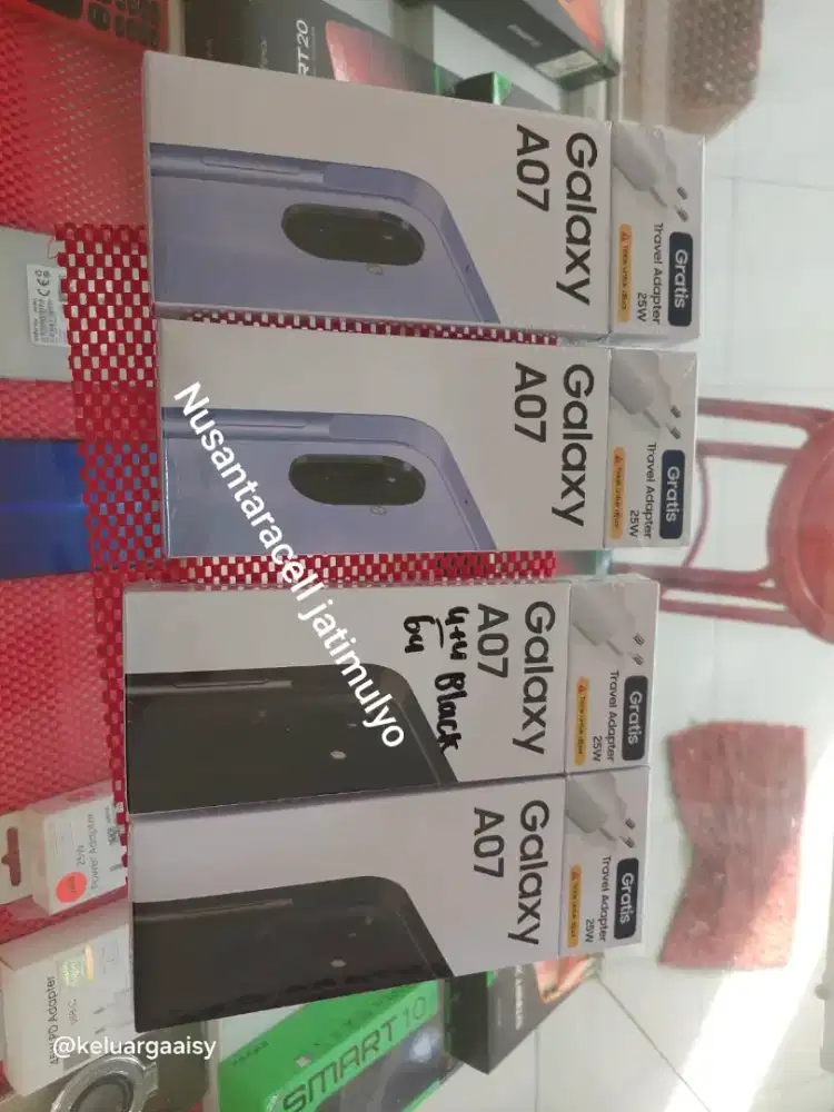 Tukar tambah handphone baru Galaxy A07