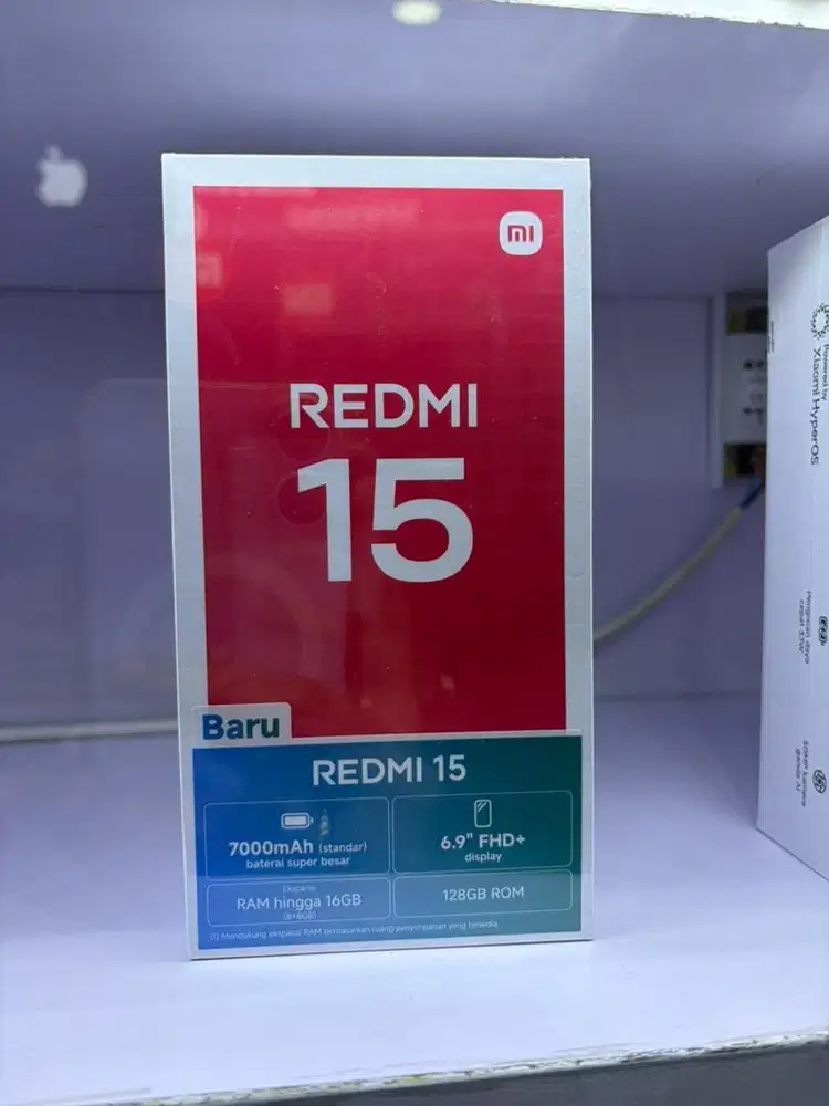 Redmi 15 Ram 8/128gb baru garansi resmi nasional 15 bulan