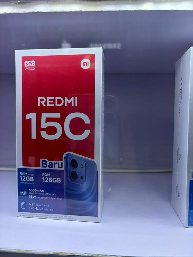 Redmi 15C Ram 6/128gb baru garansi resmi nasional 15 bulan