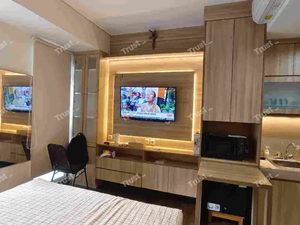 disewakan studio full furnished,Apartemen Puri Orchard lt tinggi,