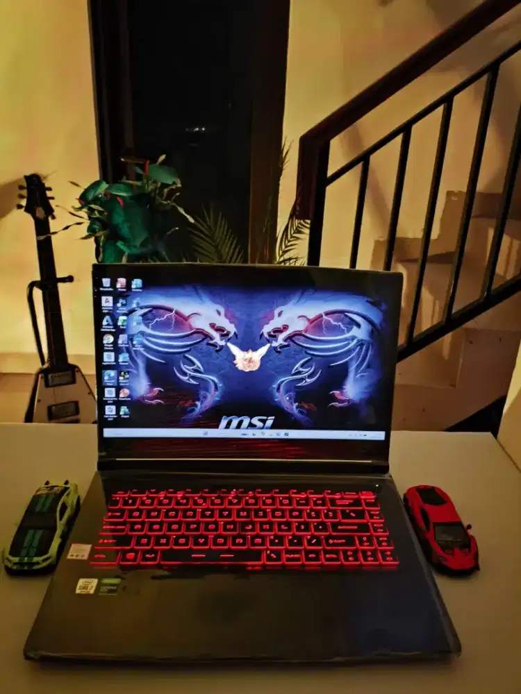 MSI GF63 EVOLVE THIN [GEN 10] RAM 8GB SSD 512GB DUAL VGA Nvidia GTX
