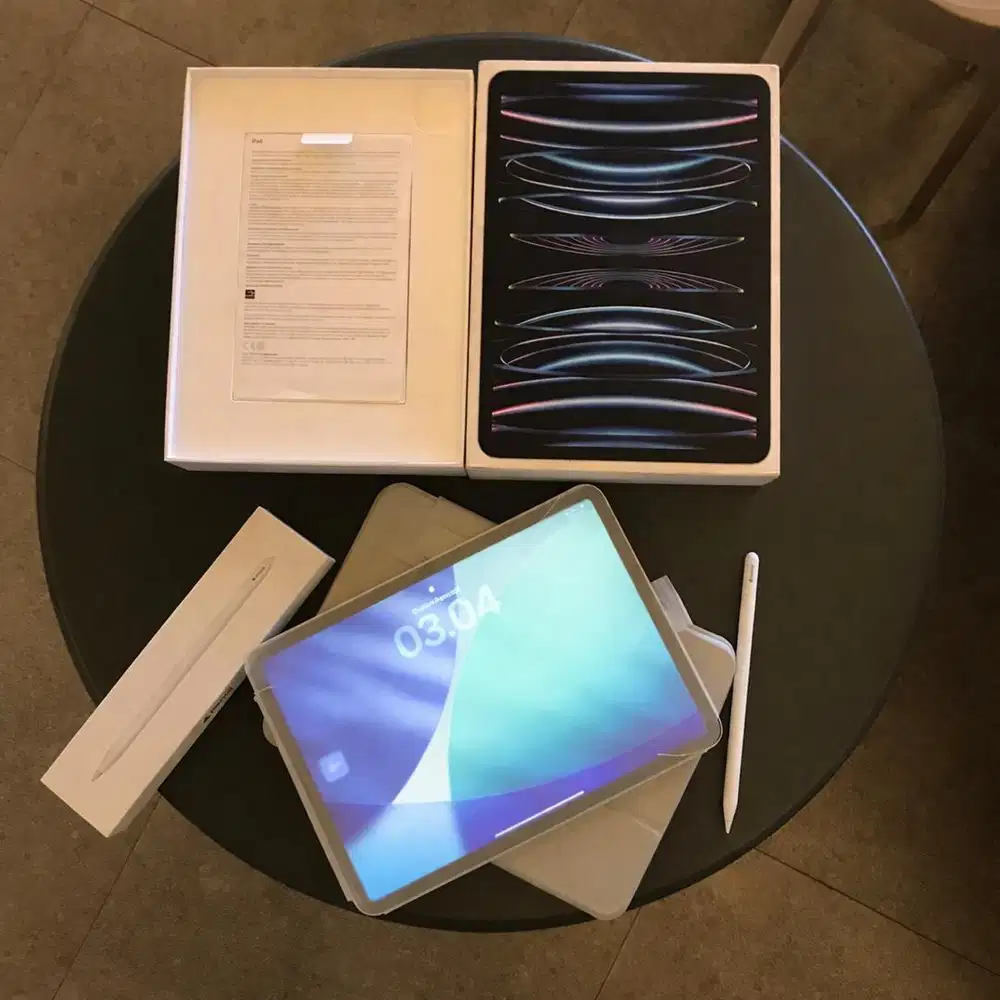 Ipad Pro M2 ibox PA/A + Apple Pencil Lengkap.